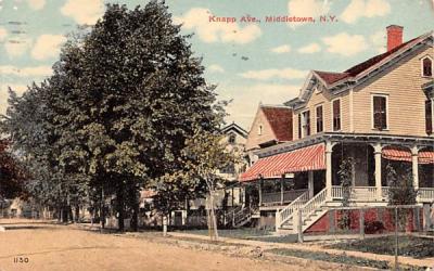 Knapp Avenue Middletown, New York Postcard