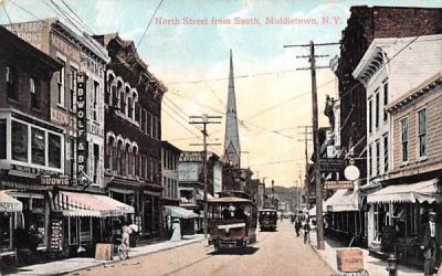 North Street from South Middletown, New York Postcard