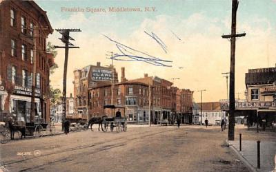 Franklin Square Middletown, New York Postcard