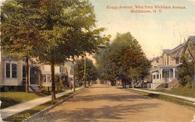 Knapp Avenue Middletown, New York Postcard