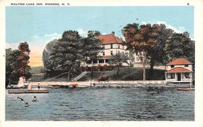 Walton Lake Inn Monroe, New York Postcard