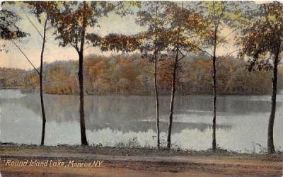 Round Island Lake Monroe, New York Postcard