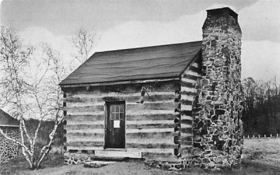 Old Log Cabin Monroe, New York Postcard