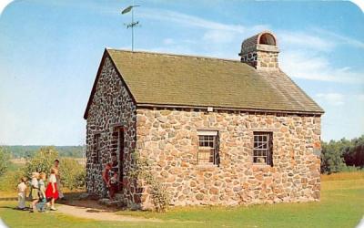 Stone Schoolhouse Monroe, New York Postcard