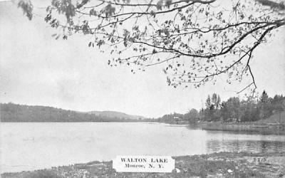 Walton Lake Monroe, New York Postcard