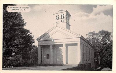 Presbyterian Church Monroe, New York Postcard
