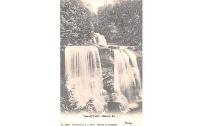 Sawkill Falls Milford, New York Postcard