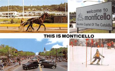 Monticello Action Committee Inc New York Postcard