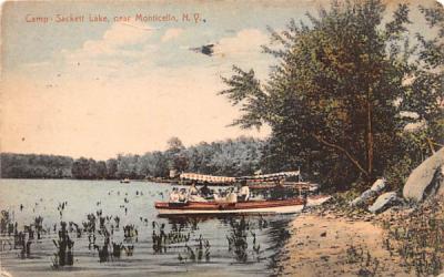 Camp Monticello, New York Postcard