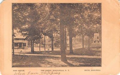 The Green Monticello, New York Postcard