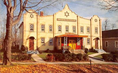 Liberty Street Synagogue Monticello, New York Postcard
