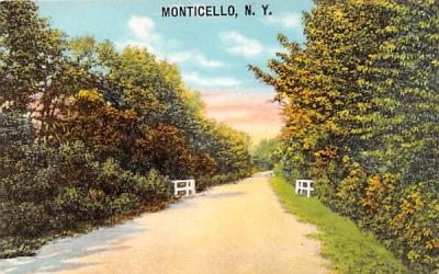 Dirt Rod Monticello, New York Postcard