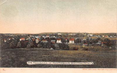 Panorama Monticello, New York Postcard