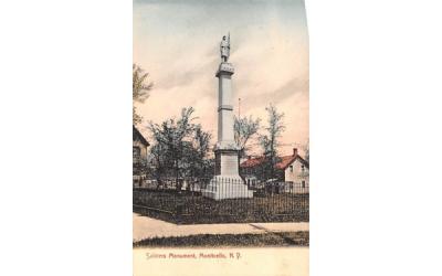 Soldiers Monument Monticello, New York Postcard