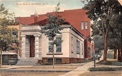 Union Bank of Monticello New York Postcard