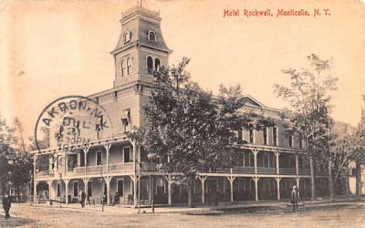 Hotel Rockwell Monticello, New York Postcard