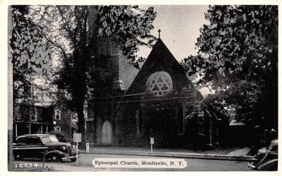 Episcopal Church Monticello, New York Postcard