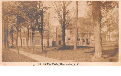 In the Park Monticello, New York Postcard