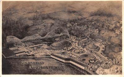 Monticello Amusement Park New York Postcard