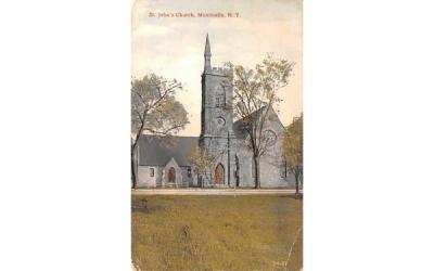 St John's Church Monticello, New York Postcard