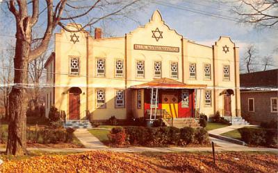 Liberty Street Synagogue Monticello, New York Postcard