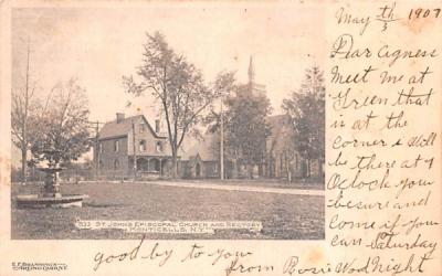 St John's Episcopal Church Monticello, New York Postcard