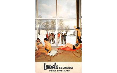 Laurels Hotel & Country Club Monticello, New York Postcard