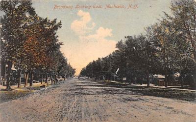Broadway Monticello, New York Postcard