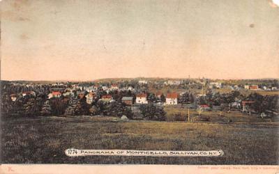 Panorama Monticello, New York Postcard