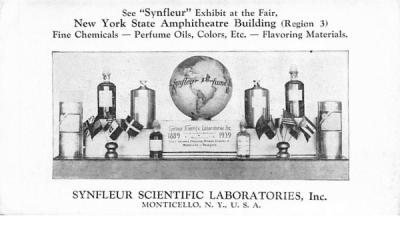 Synfleur Scientific Laboratories Inc Monticello, New York Postcard