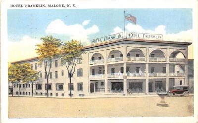 Hotel Franklin Malone, New York Postcard