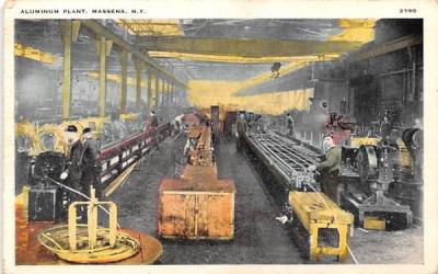 Aluminum Plant Massena, New York Postcard