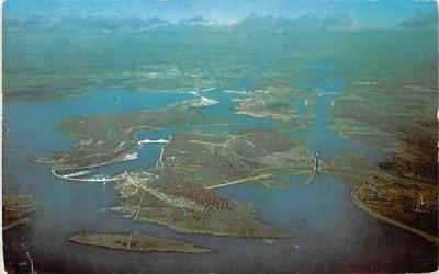 Billion Dollar St Lawrence River Seaway & Power Project Massena, New York Postcard