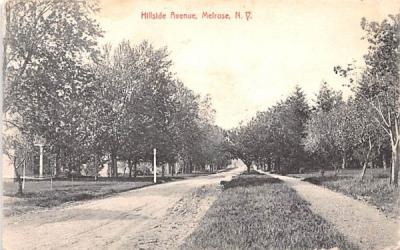 Hillside Avenue Melrose, New York Postcard