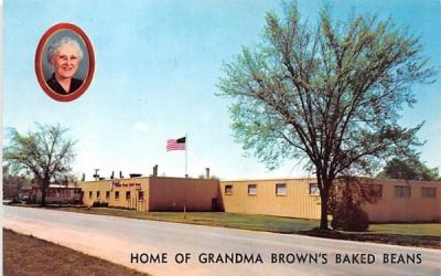 Home of Grandma Browns Baked Beans Mexico, New York Postcard