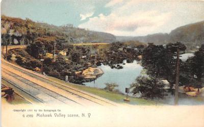 Bird's Eye View Mohawk Valley, New York Postcard