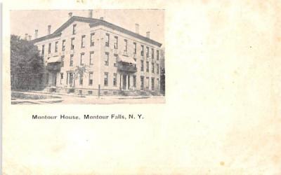 Montour House Montour Falls, New York Postcard