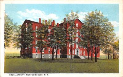 Cook Academy Montour Falls, New York Postcard