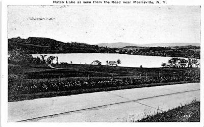 Hatch Lake Morrisville, New York Postcard