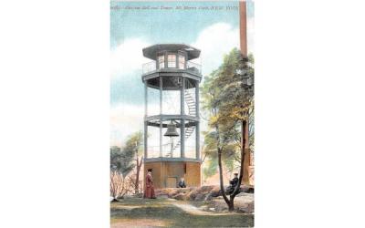 Curfew Bell & Tower Mount Morris, New York Postcard