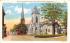 First Congregational & Universalist Churches Middletown, New York Postcard