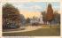 Thrall Park & Soldiers' Monument Middletown, New York Postcard
