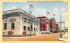 Post Office, City Hall & Mitchell Inn Middletown, New York Postcard