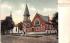 Methodist Episcopal & Universalist Churches Middleburgh, New York Postcard