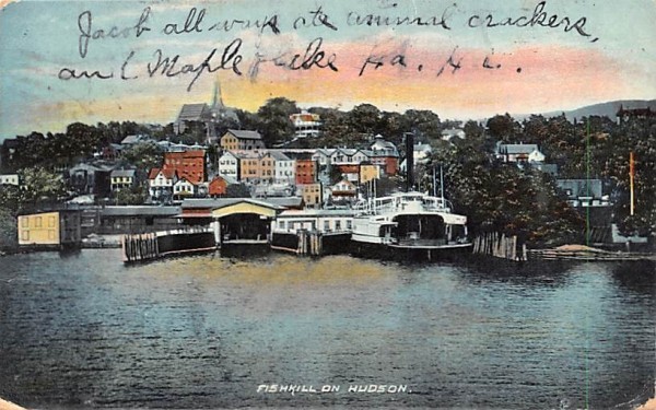 Fishkill on Hudson Newburgh, New York Postcard