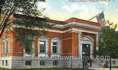 Public Library - Niagara Falls, New York NY Postcard