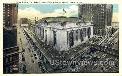 Grand Central Depot - New York City Postcards, New York NY Postcard