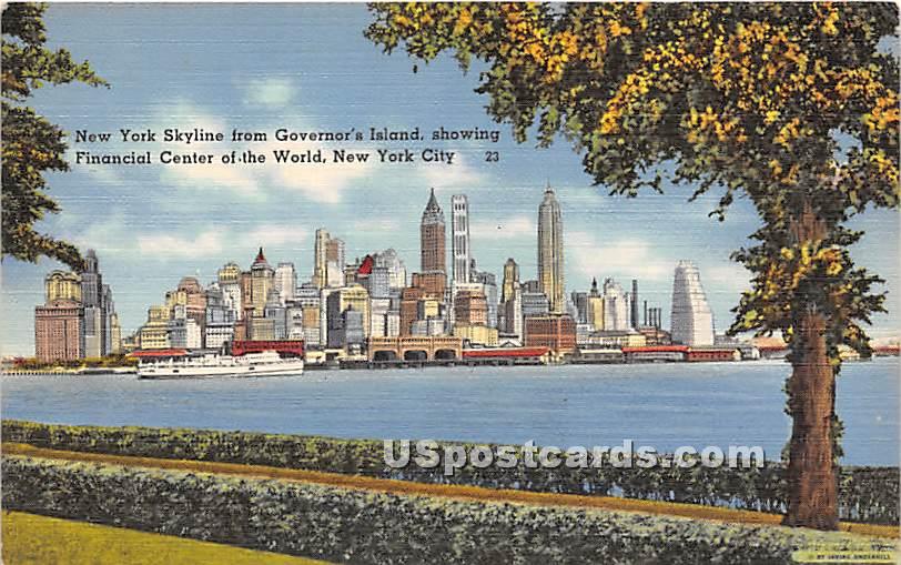 Governor's Island - New York City Postcards, New York NY Postcard