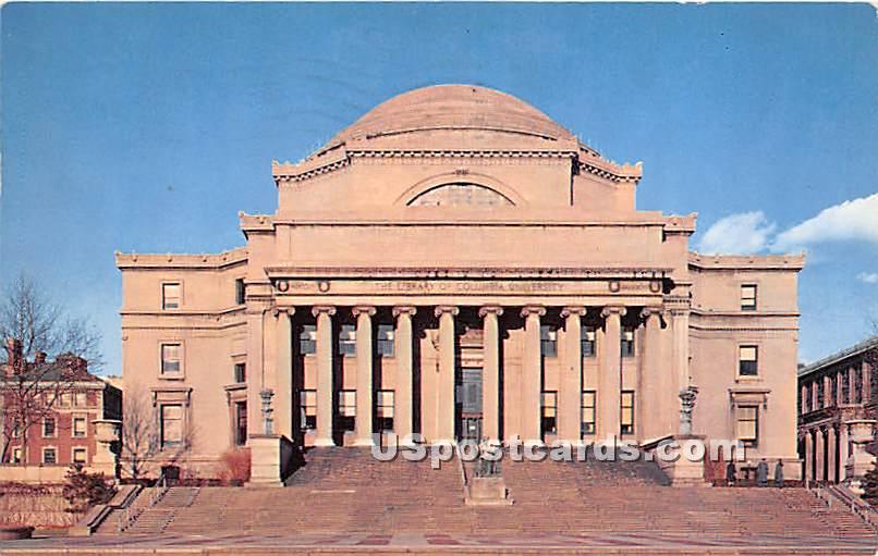 Low Memorial Library, Columbia University - New York City Postcards, New York NY Postcard