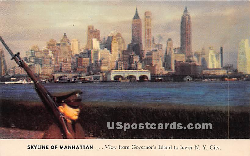 Governor's Island - New York City Postcards, New York NY Postcard